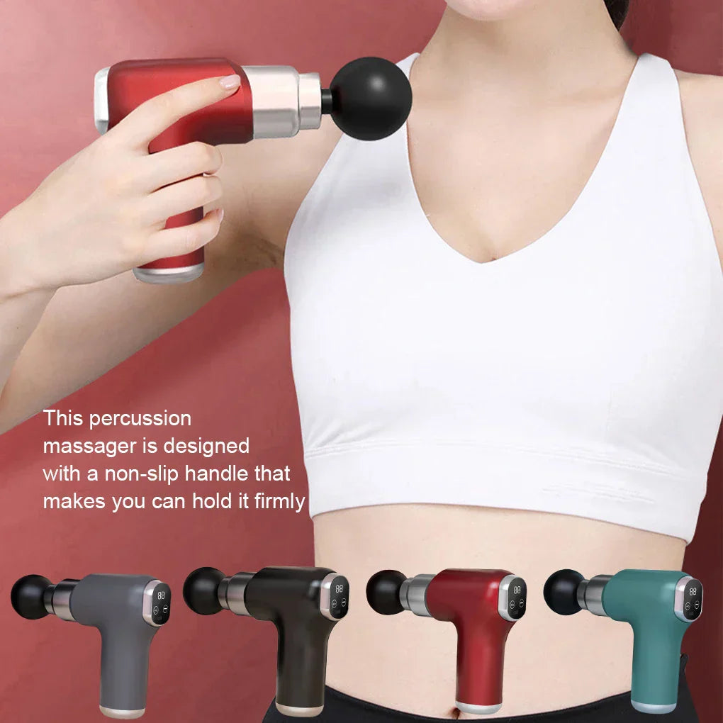 New Massage Gun Deep Tissue Percussion Muscle Massager