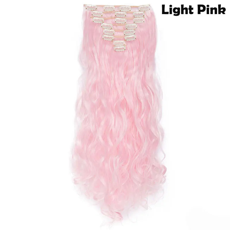 Noilite Synthetic G Pcs/Set Clip In On Hair