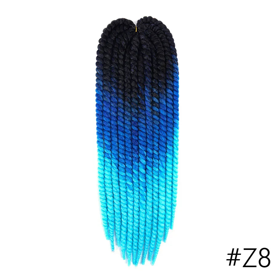 Yunrong Senegalese Twist Hair Jumbo Crochet Braids G