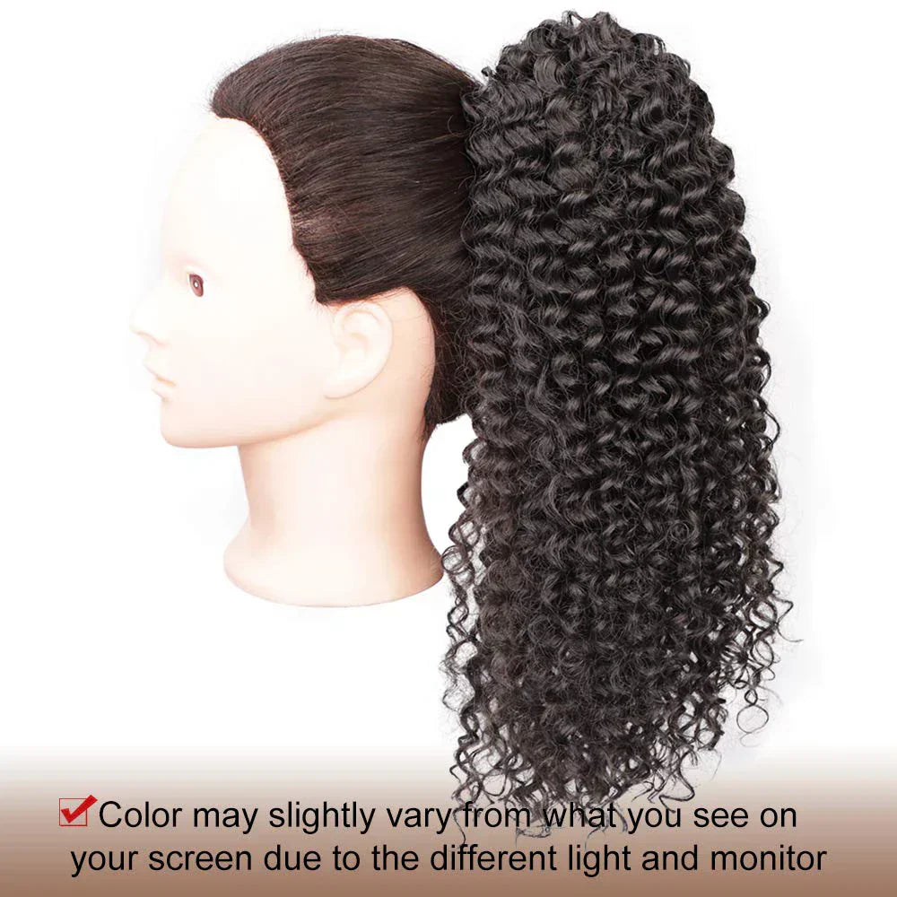 Tinashe Beauty Drawstring Kinky Curly Ponytail With Clips