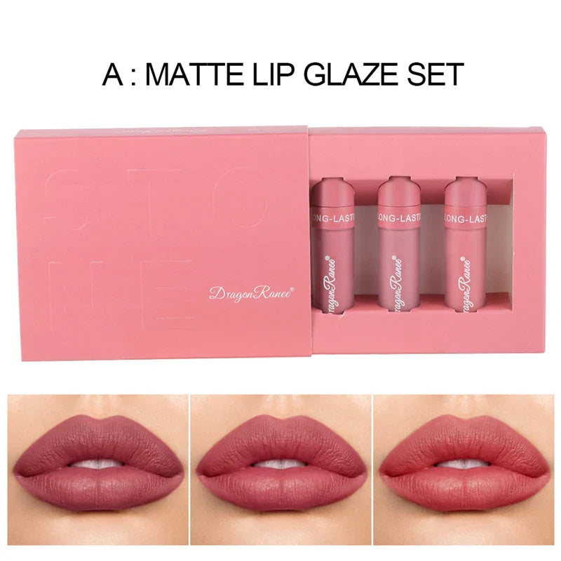 Women Matte Velvet Moisturizer Makeup Lipgloss Cosmetic
