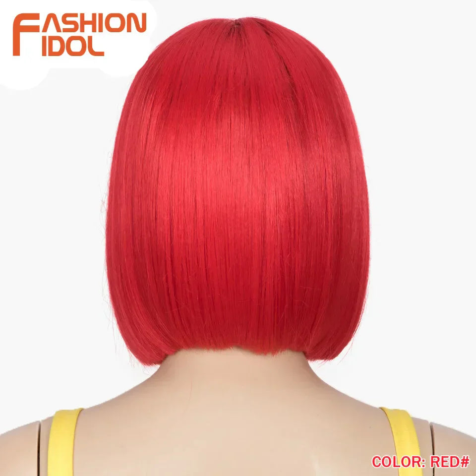Fashion Idol Bob Wigs Straight Hair Lace Wigs