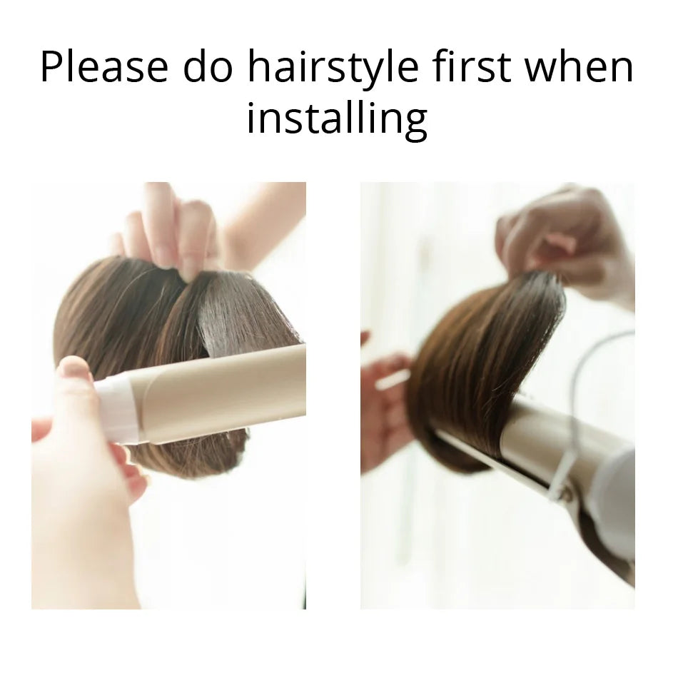 Isheeny Human Hair Bangs Clips In Black Blunt