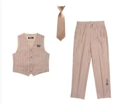 Popping Dance Performance Suit Men Hip Hop Suit