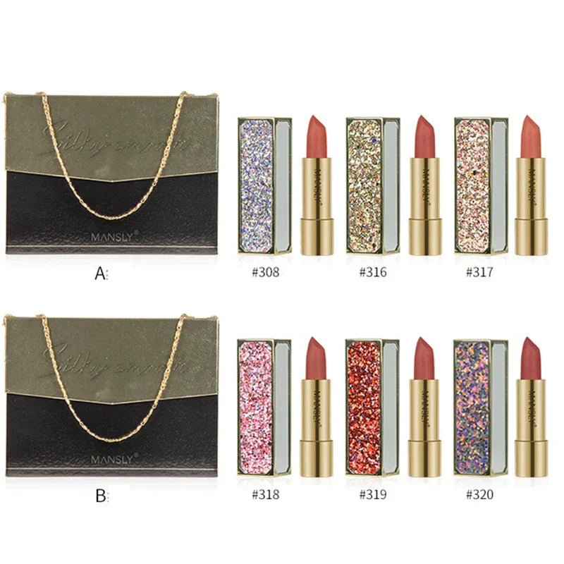 New Velvet Mist Style Star Matte Lipstick Makeup