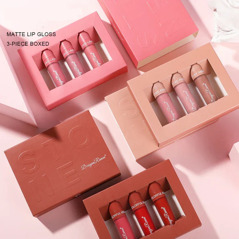 Women Matte Velvet Moisturizer Makeup Lipgloss Cosmetic