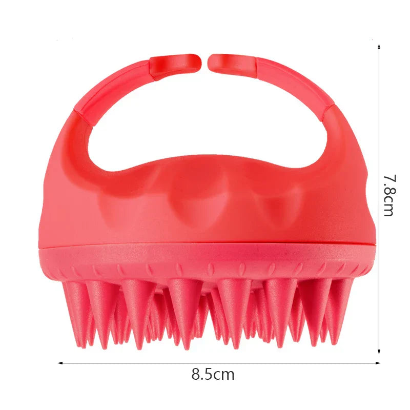 Head Massage Instrument Handheld Round Soft Scalp Massage