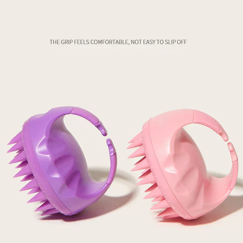 Head Massage Instrument Handheld Round Soft Scalp Massage