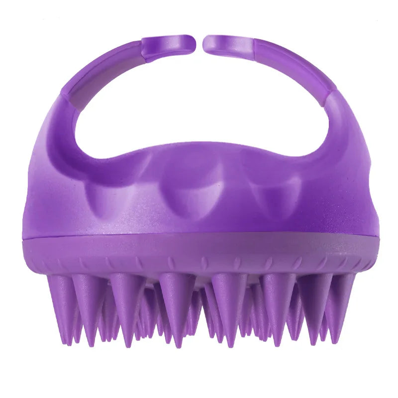 Head Massage Instrument Handheld Round Soft Scalp Massage
