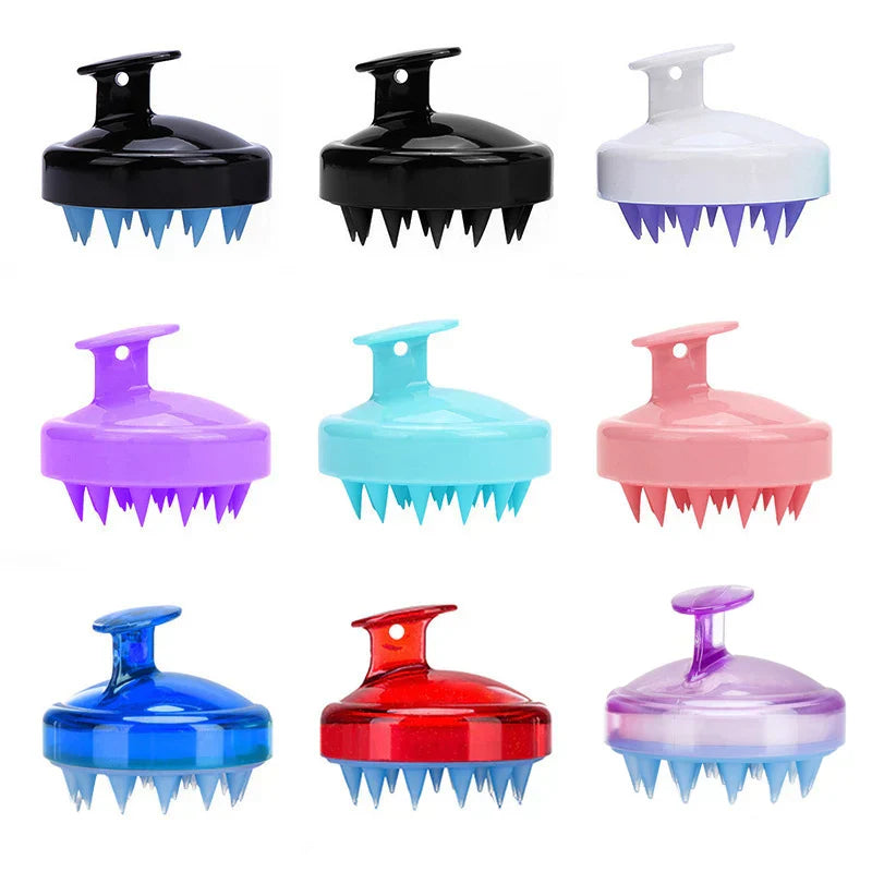 Head Massage Instrument Silicone Hair Scalp Massage Brush