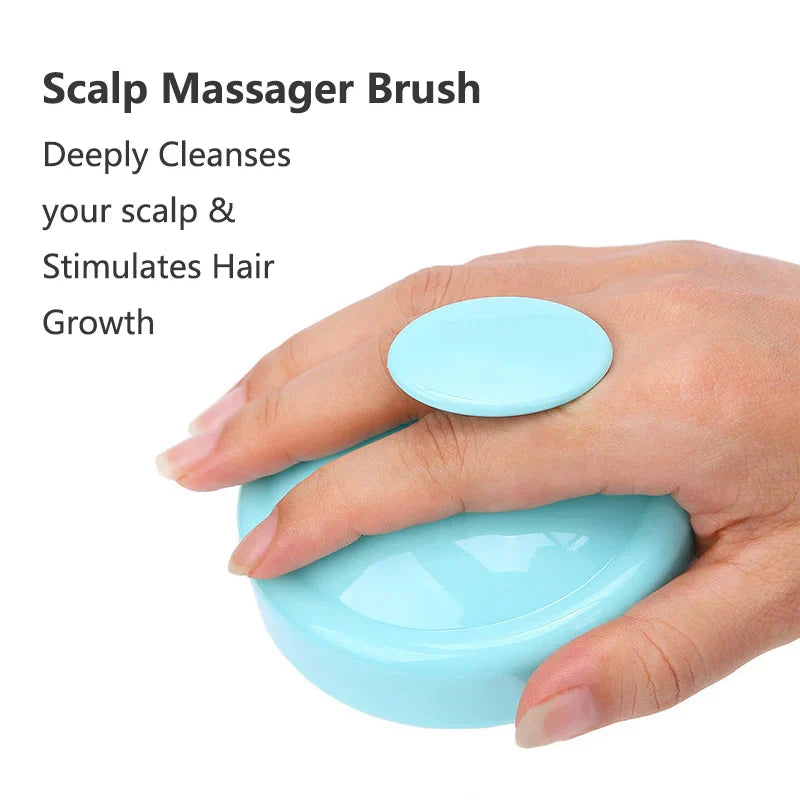 Head Massage Instrument Silicone Hair Scalp Massage Brush
