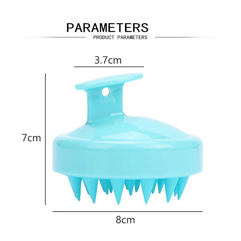 Head Massage Instrument Silicone Hair Scalp Massage Brush