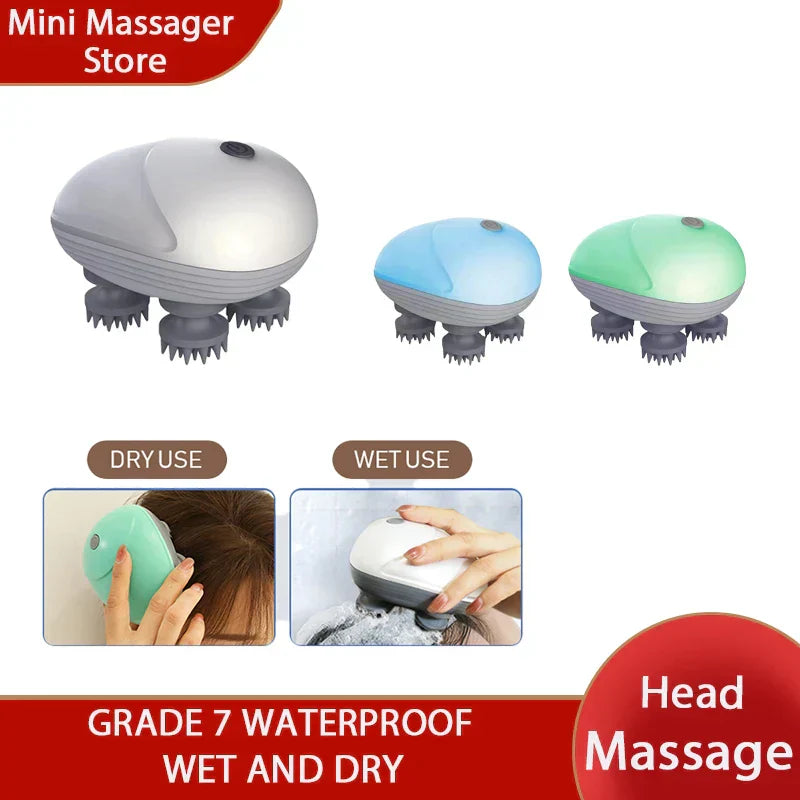 Head Massager Multi-Function Automatic Hair Massage Instrument Massage