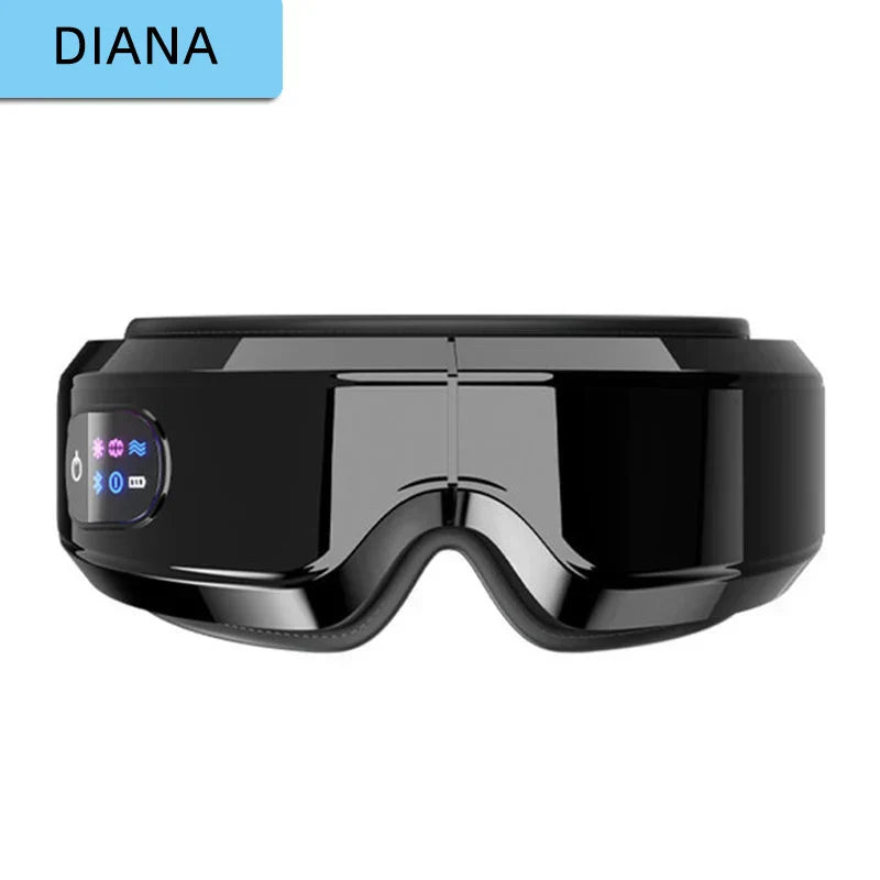 Heated Eye Massager - 16D Smart Airbag Vibration with Bluetooth