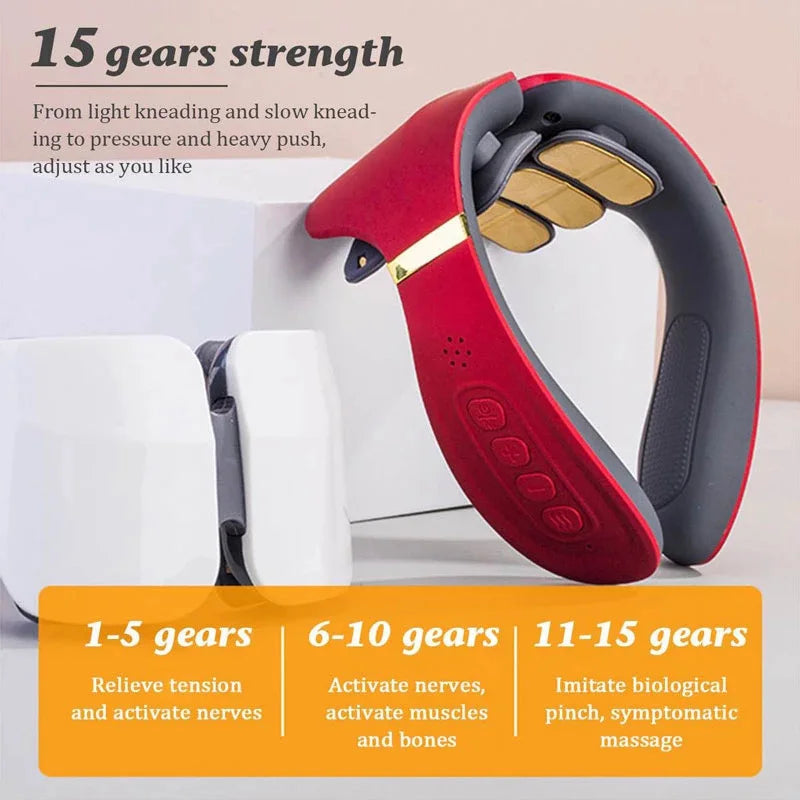 Heads Back And Neck Massager Gears