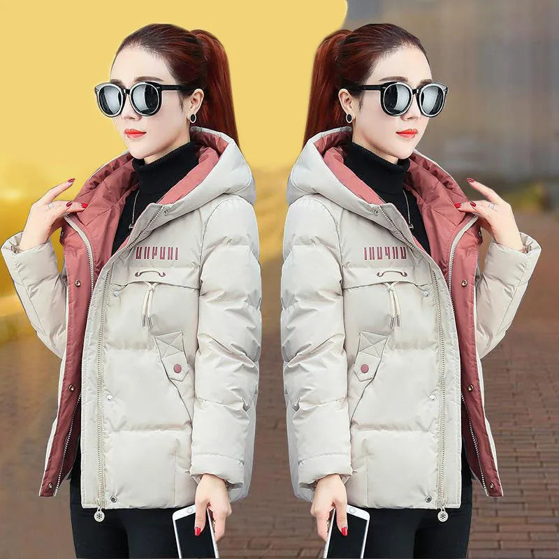 New Winter Jacket Women Parkas Hooded Thick Down