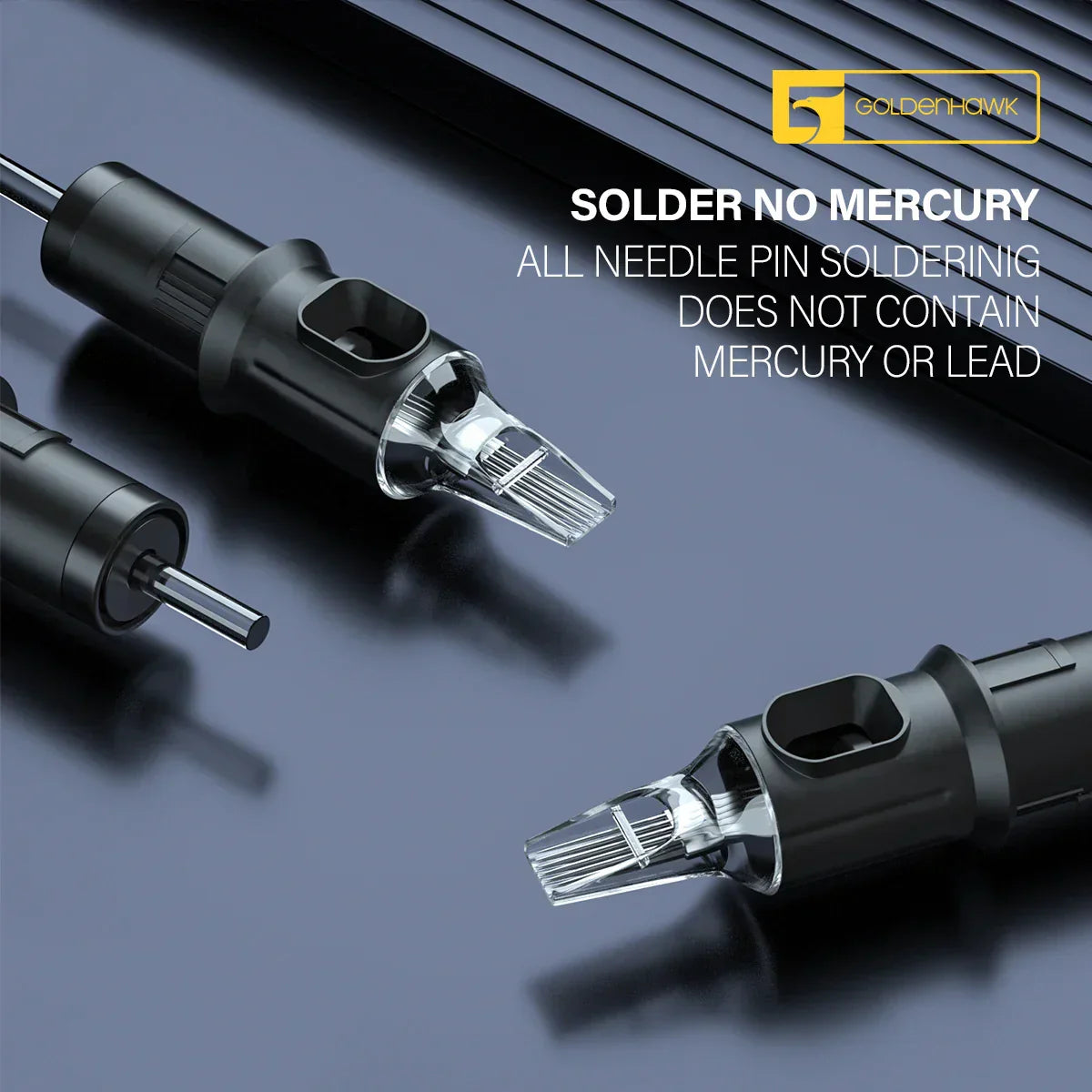 Stainless Steel 0.35mm Sterilized Safety Tattoo Needles