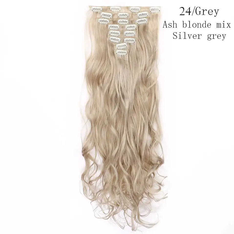 Noilite Synthetic G Pcs/Set Clip In On Hair