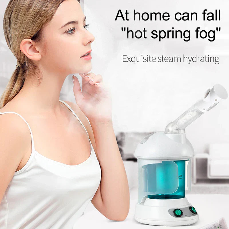 Hot Mist Face Vaporizer Facial Steamer Portable Face