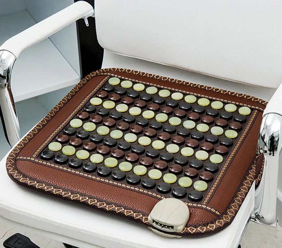 Jade Tourmaline Thermostat Mattress Massager Sitting Cushion With