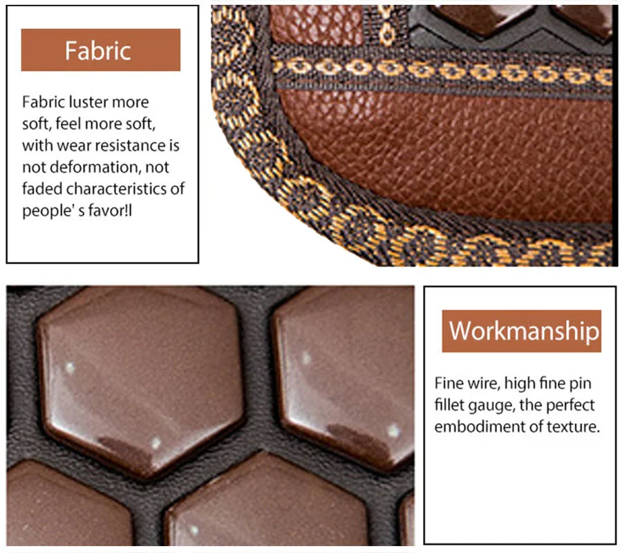 Jade Tourmaline Thermostat Mattress Massager Sitting Cushion With