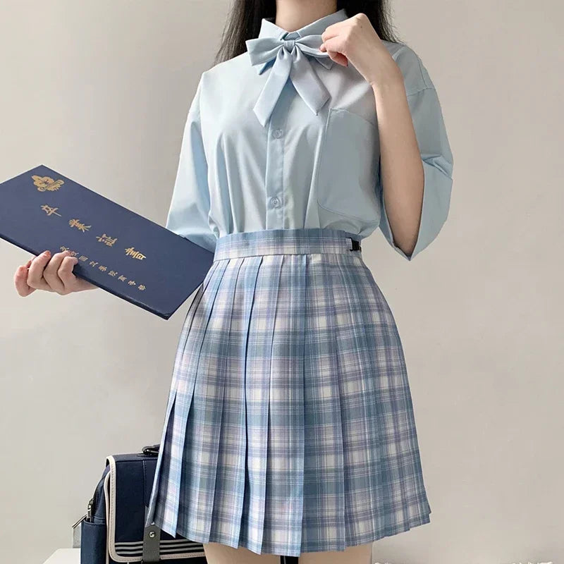 Japanese Jk Uniform Top Student Girls Shirt Women