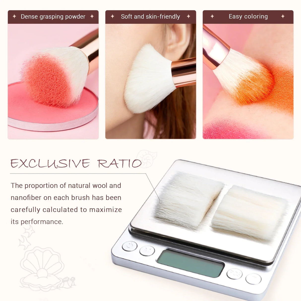 Jessup Professional Makeup Brushes Makeup Brush Foundation