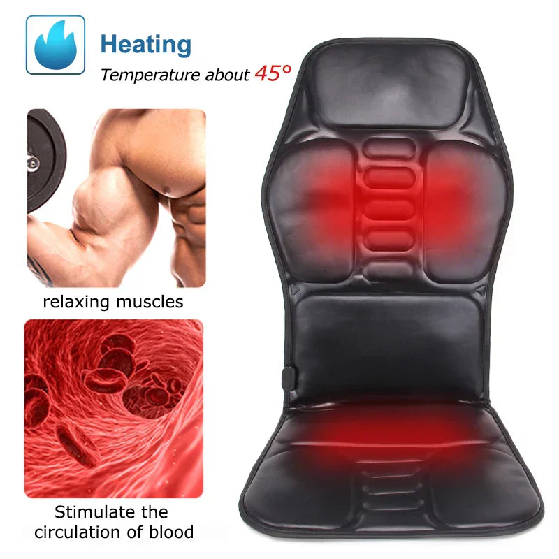 Klasvsa Electric Back Massager Massage Chair Cushion Heating