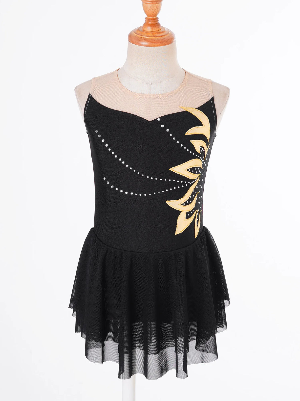 Kids Girls Figure Skating Dress Ballet Dance Rhythmic