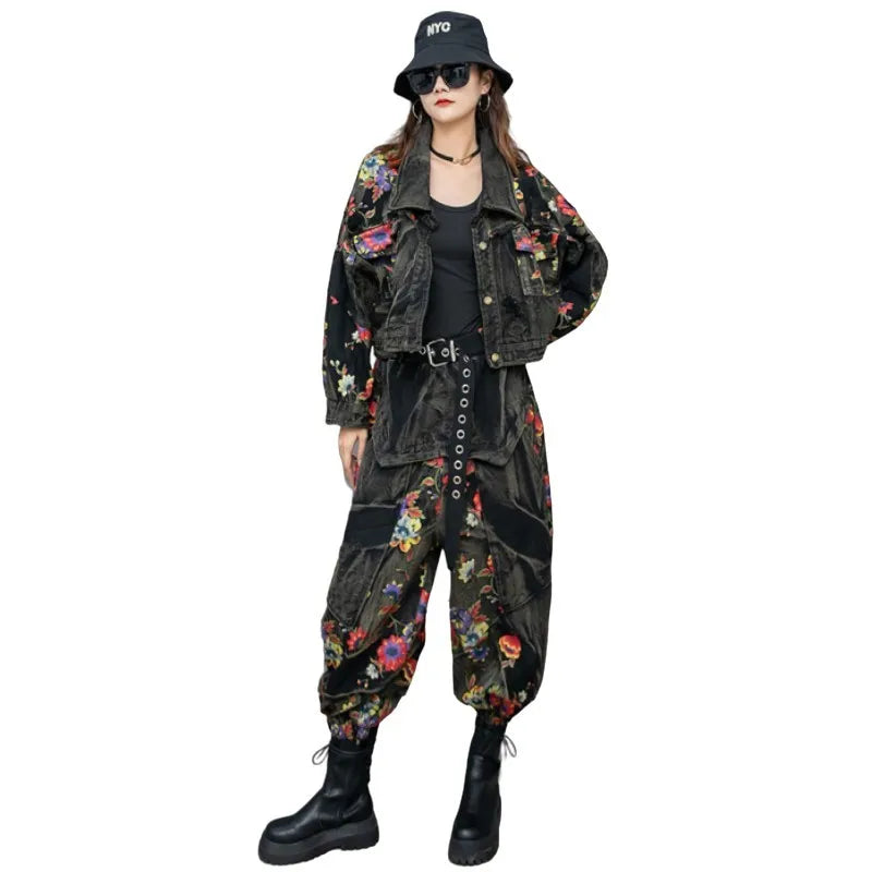 Lyuzhe Spring Autumn New Fashionable Cool Personalized Long-Sleeved