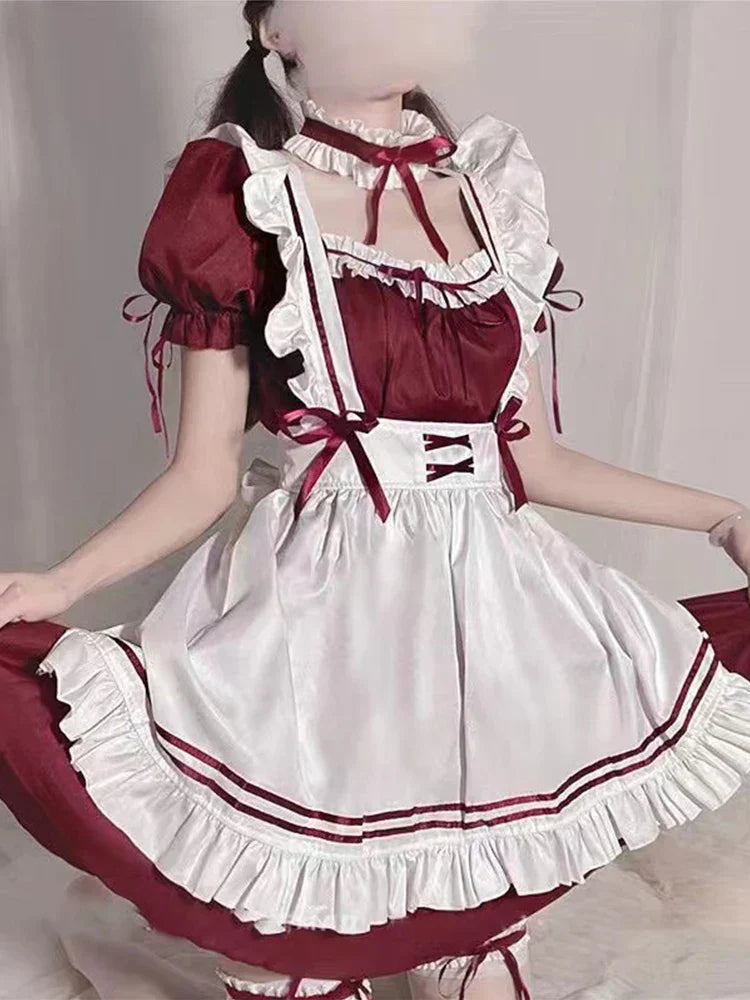 Low Chest Maid Costume Lolita Sexy Lolita Anime