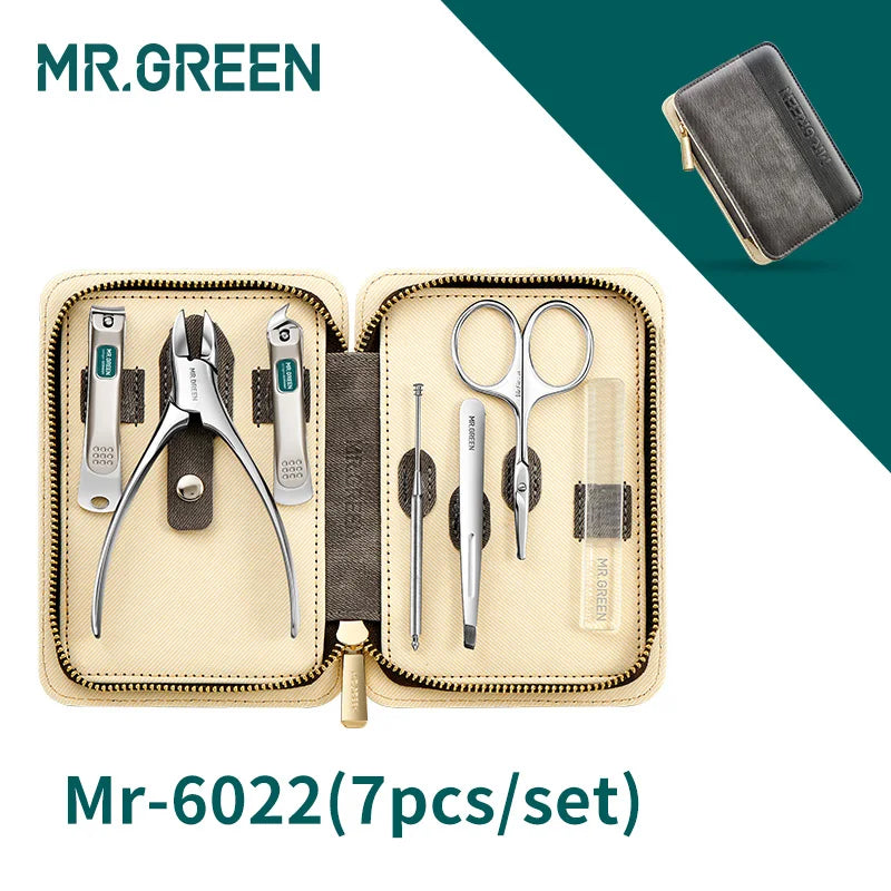Mr.Green Manicure Set Color Contrast Sets Nail Clippers