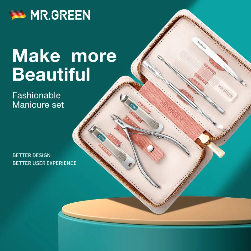 Mr.Green Manicure Set Pedicure Sets Nail Clippers Tools