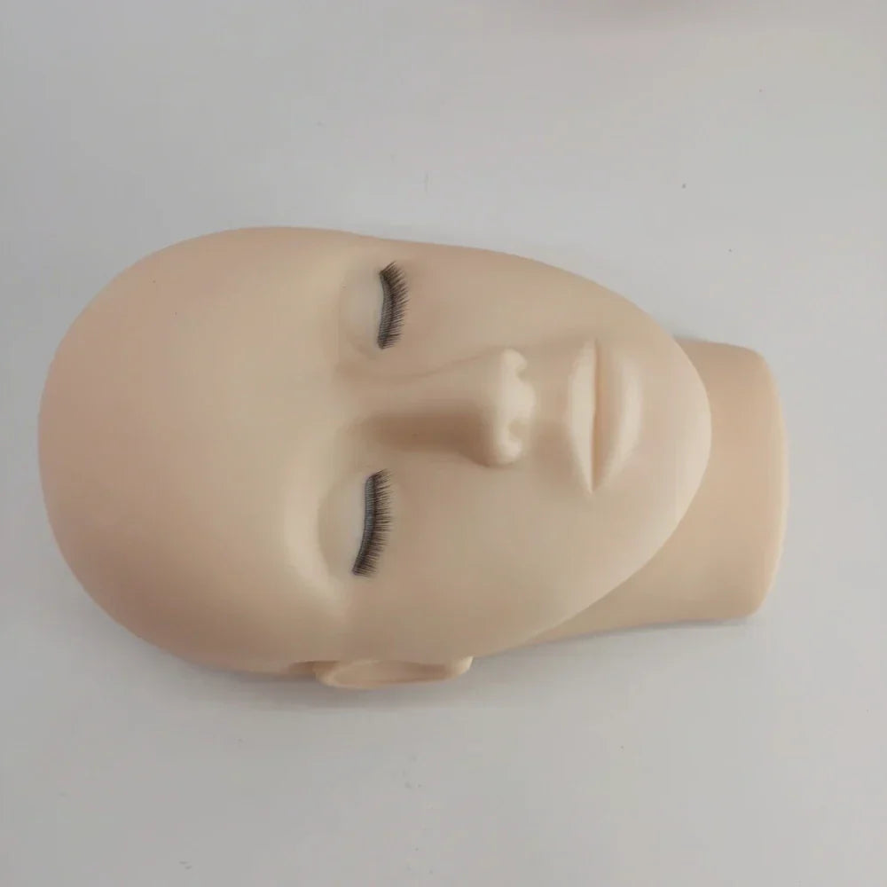 Mannequin Head Eyelash Extension Practice Makeup Accessories