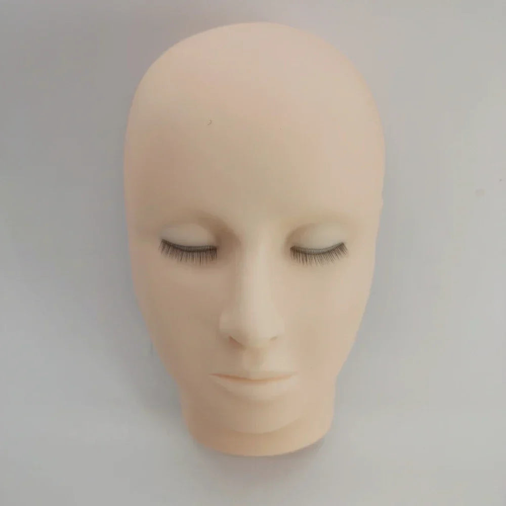 Mannequin Head Eyelash Extension Practice Makeup Accessories