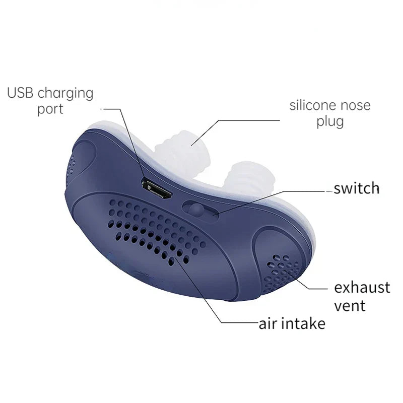 Micro Cpap Electronic Anti Snoring Device Home For
