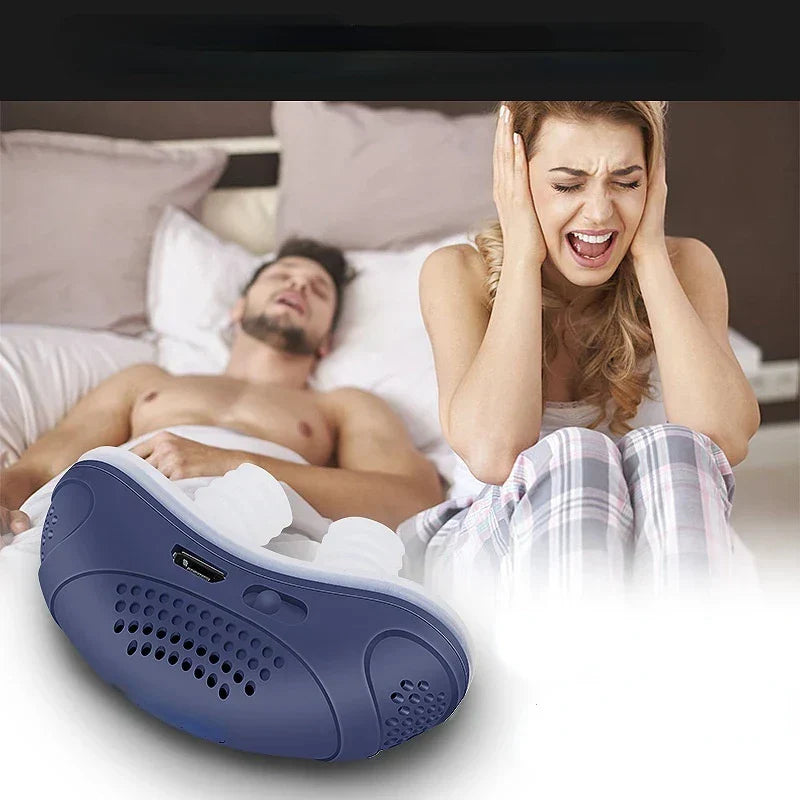 Micro Cpap Electronic Anti Snoring Device Home For