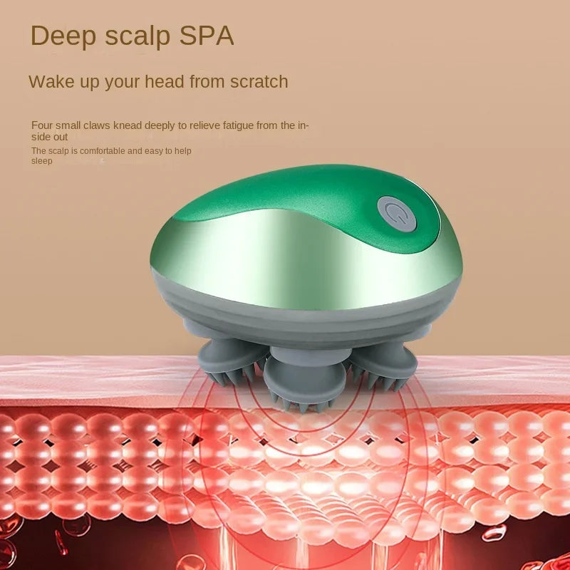 Mini Head Massager Charging Scalp Headache Multifunctional Kneading