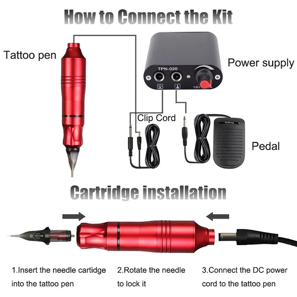 Minitattoo Power Pen Motor Tattoo Machine Tattoo