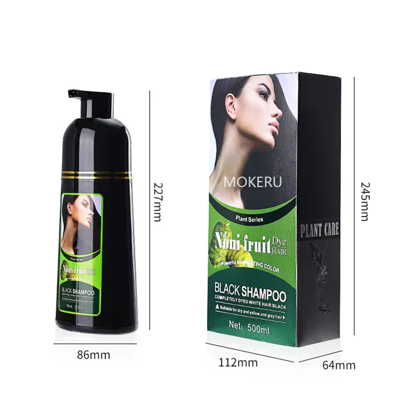 Grey Hair Coverage Organic Instant Black