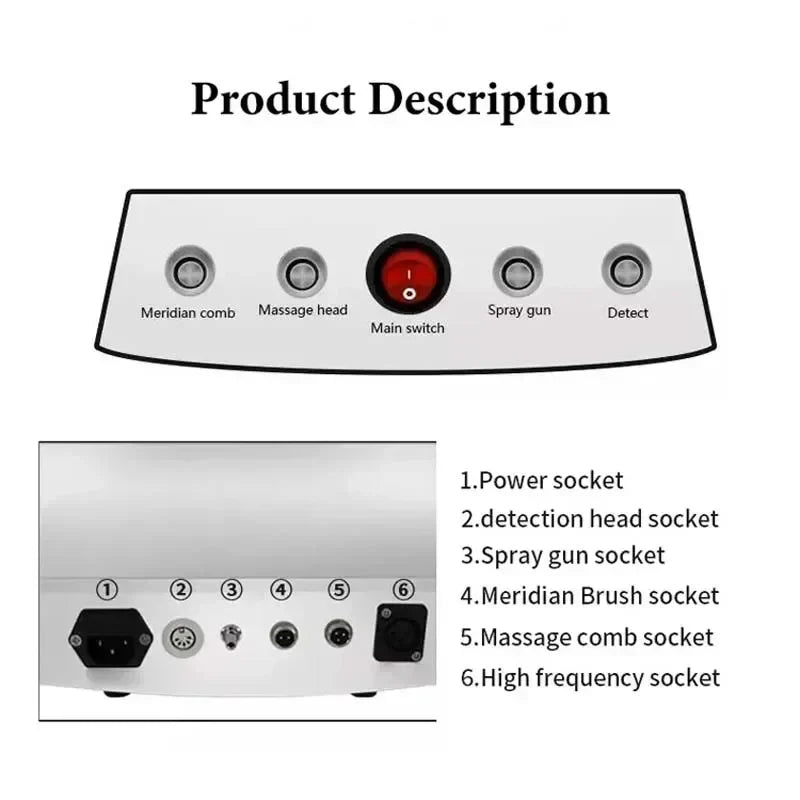 Multifunctional Scalp Care Instrument Nanometer Spray Hair Therapy