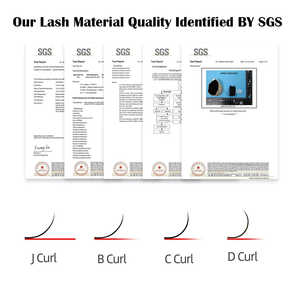 Nagaraku Bulk Purple One Length Mink Eyelash