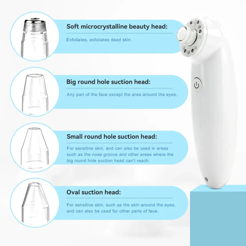 Notime Facial Pore Cleaner Electric Blackhead Remover Tool