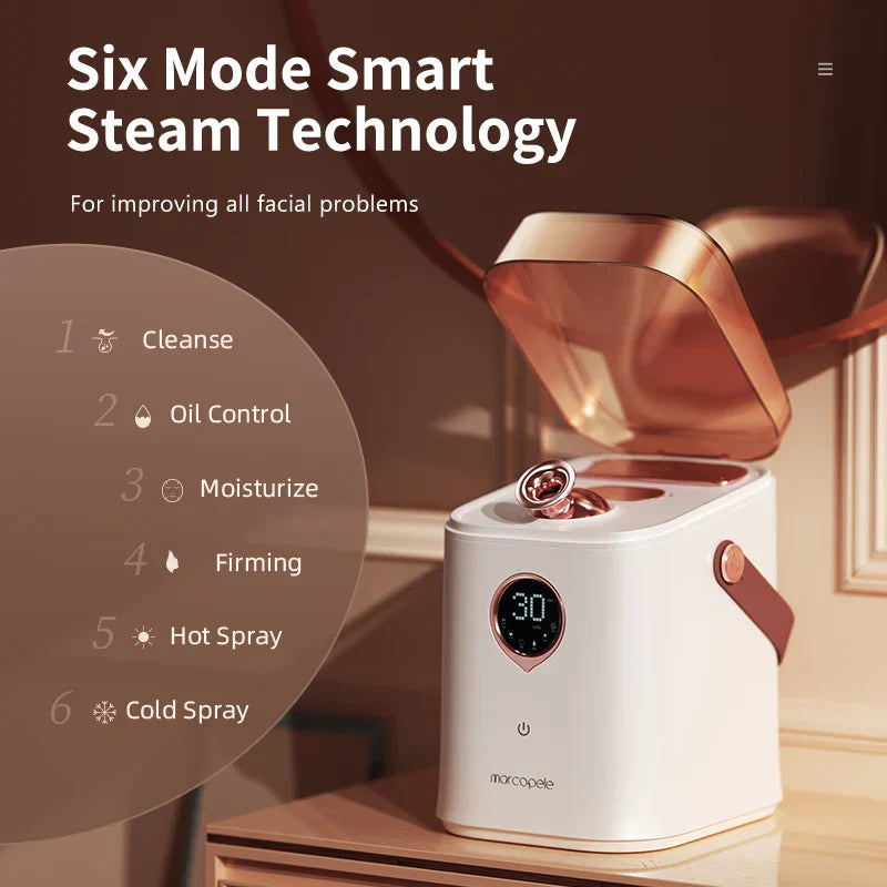 Nano Ionic Face Steamer Deep Clean Moisturizing Steaming