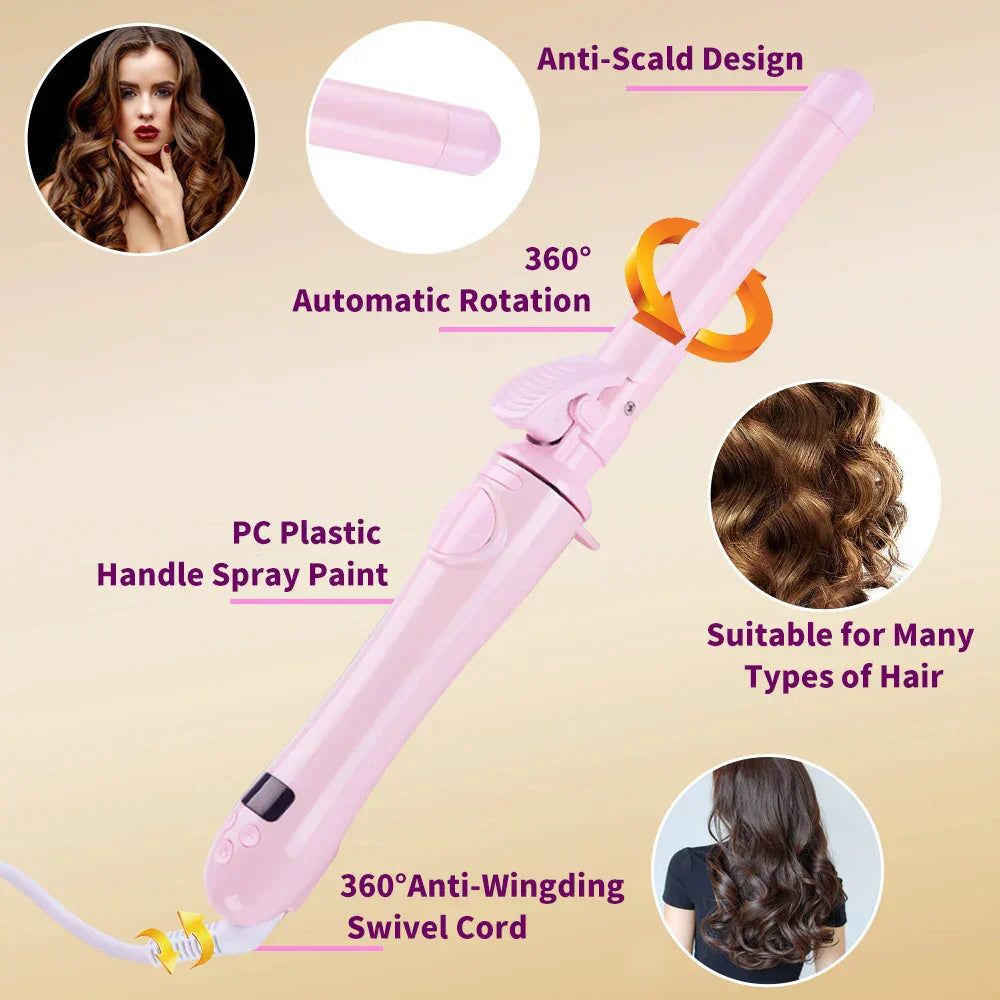 New Mm Ceramic Barrel Curling Iron Automatic Hair