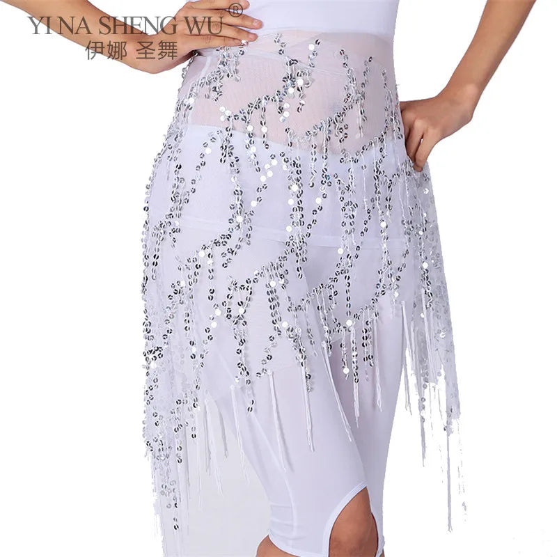 New Belly Dance Costumes Sequins Tassel Indian Belly