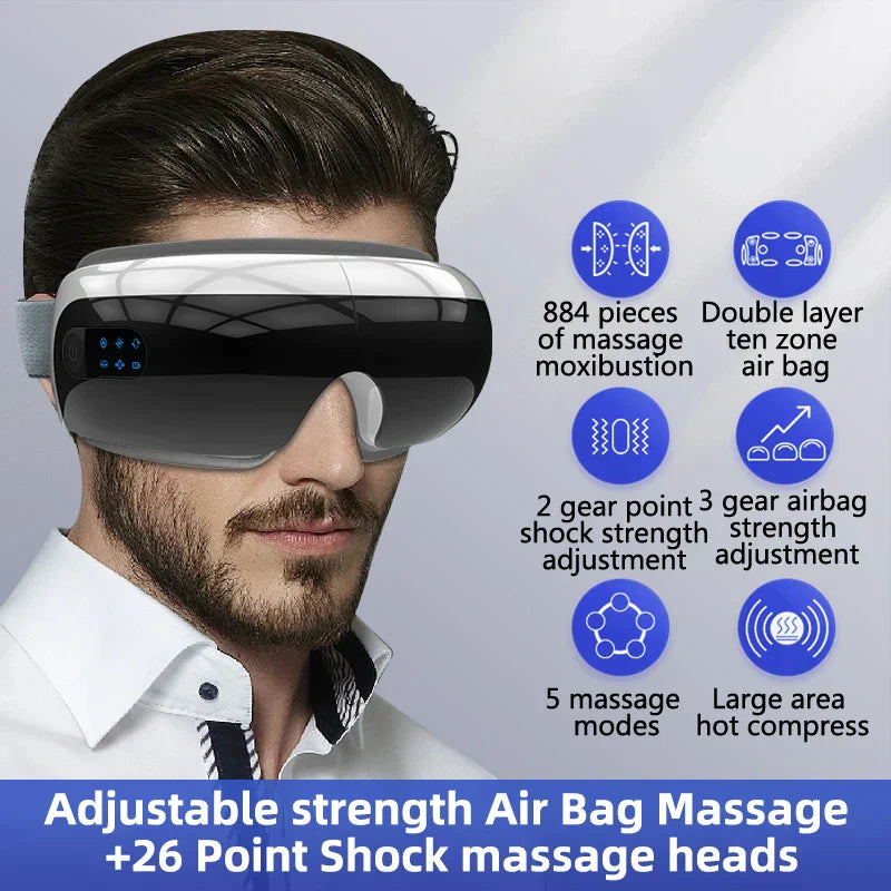 New Electric Eye Massager Vibration Hot Compress Air