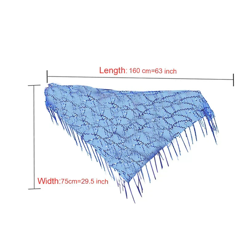 New Style Belly Dance Costumes Sequins Tassel Indian