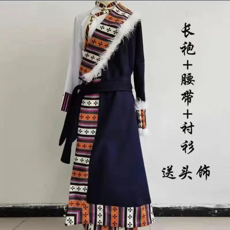 Noble Women' Tibetan Robes Tibetan Tourism Clothing Ethnic