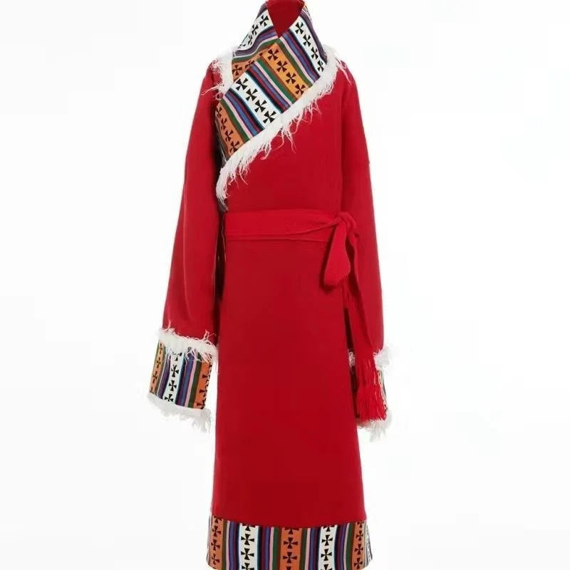 Noble Women' Tibetan Robes Tibetan Tourism Clothing Ethnic